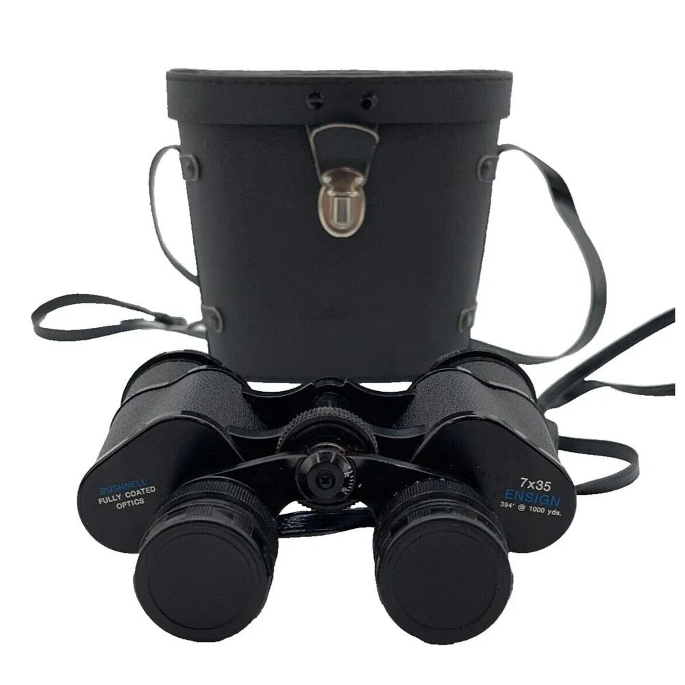 Bushnell Fully Coated Optics M7359 Binoculars 7x35 Ensign 1000 Yds. w/ Case